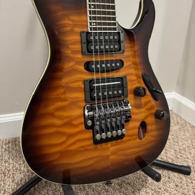 Ibanez S5470Q-RBB Prestige 2012 - 2014 - Regal Brown Burst image 3