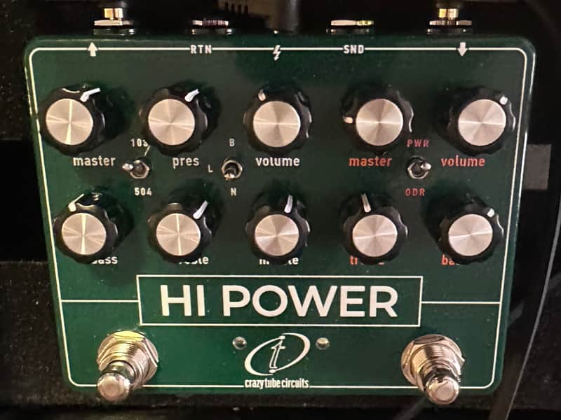 Crazy Tube Circuits Hi Power Hiwatt Power Boost Gilmour