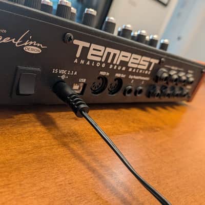 Dave Smith Instruments Tempest 6-Voice Drum Machine 2011 - 2018 - Black with Wood Sides + Decksaver image 5