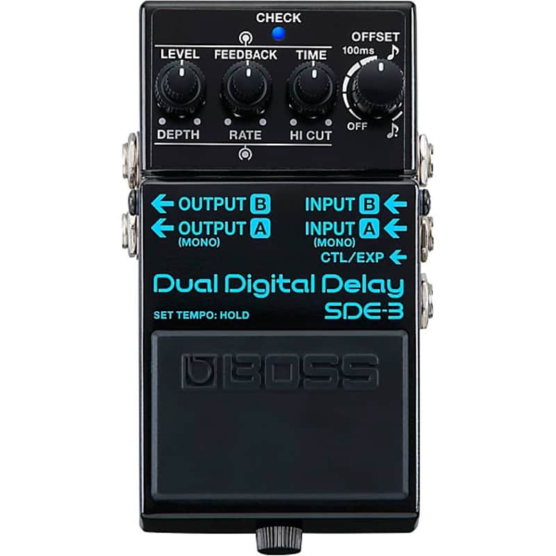 Boss SDE-3 Dual Digital Delay - Black image 1