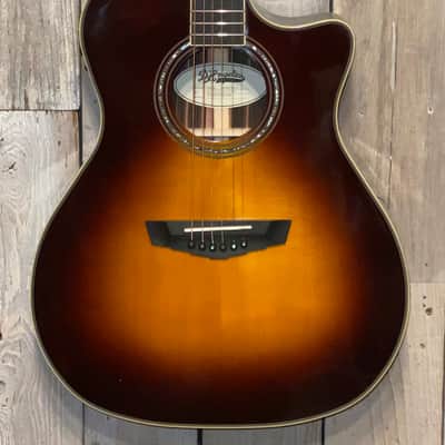 D'Angelico Excel Gramercy Acoustic/Electric Vintage Sunburst Hard Shell Case Included plus Extras ! image 1