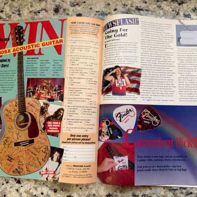 Fender Frontline Magazine Adrian Belen 1994 stratocaster telecaster acoustic Jeff beck D'Aquisto Dick Dale Clarence White buddy guy Fred Stuart image 16