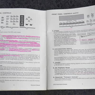 Mick Ronson Owned Ensoniq EPS Performance Sampler Keyboard – Used - Black image 15