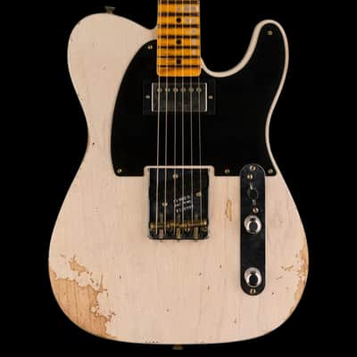 2023 Fender Custom Shop Event Limited Edition '52 Blackguard HS Telecaster Relic - Aged White Blonde image 1