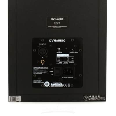 Dynaudio LYD 8 8 inch Powered Studio Monitor - Black (LYD8BKd1) image 6
