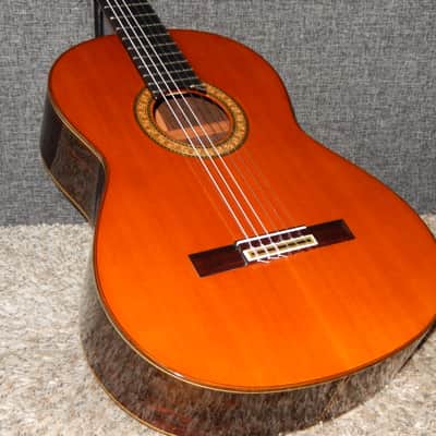 HER MAJESTY YAMAHA GC5 1970 - WORLD HIGHEST CLASS CLASSICAL CONCERT GUITAR - SPRUCE/BRAZILIAN ROSEWOOD image 2
