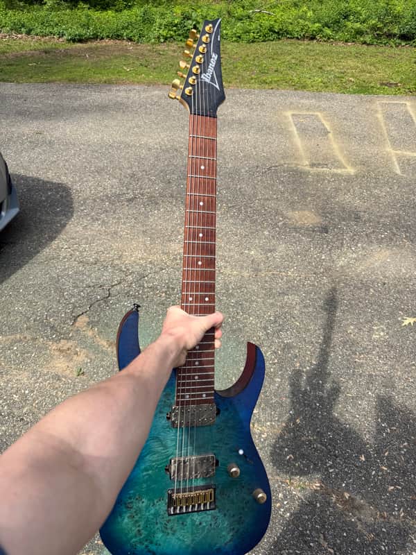Ibanez RG7421PB with bareknuckle juggernaut pickups image 1