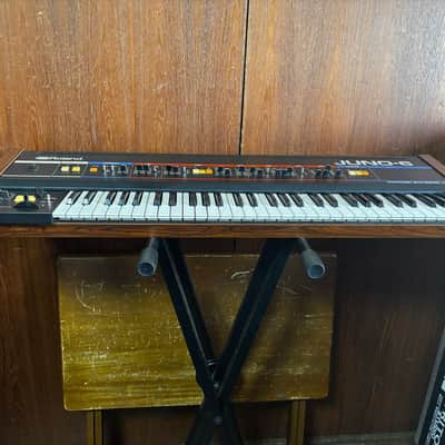 Roland Juno-6 polyphonic analog synthesizer w/ case ju6 Juno 60 106 image 4
