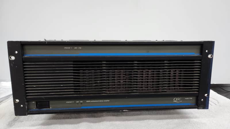 QSC Vintage Series One Model 1700, 325 watts 8 Ohms, made in USA image 1