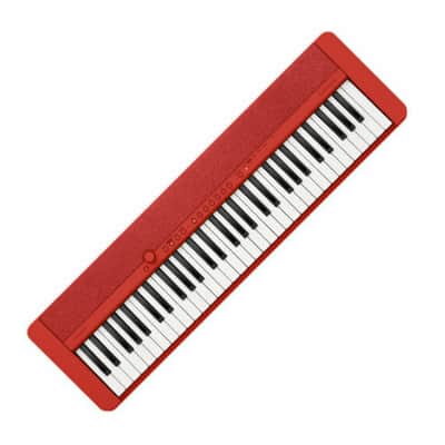 Casio Casiotone CT-S1 61-Key Touch Response Portable Keyboard (Red) image 2