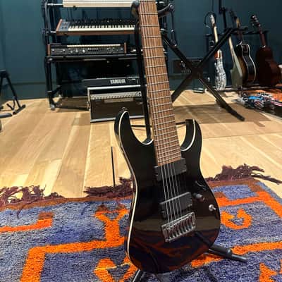 Ibanez RGIR28FE 8-String Electric Guitar 2010's - Black image 3