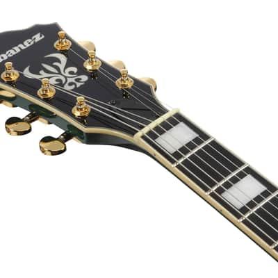 Ibanez AS93FM Artcore Expressionist Transparent Moss Green image 7