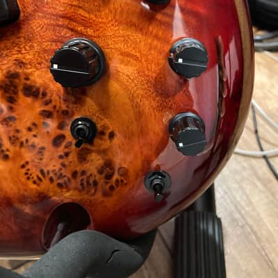 Ibanez SRMS805 Bass Workshop Multi-Scale Soundgear 2018 - Present - 2 Color Sunburst image 6
