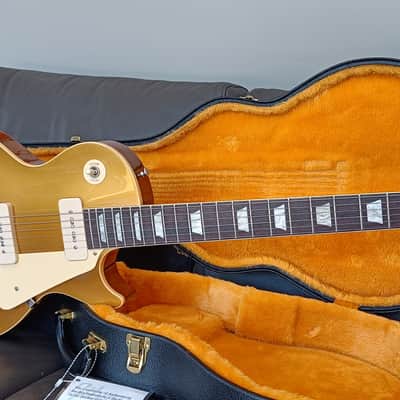 gibson les paul standard custom shop gold top p90 reissue 68 MINT ! image 1