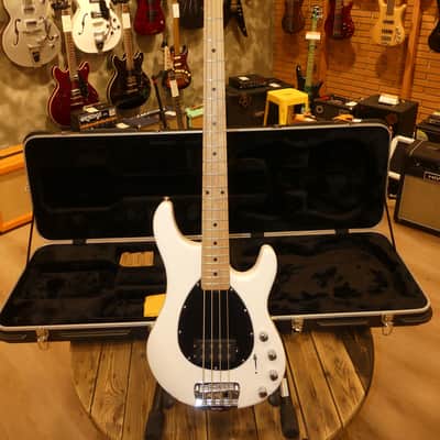 Ernie Ball Music Man Sterling 4 H with Maple Fretboard 2008 - 2015 - White Pearl image 1