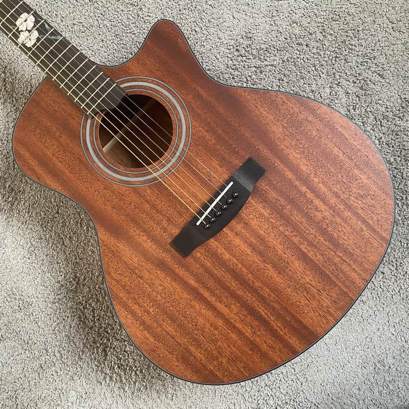 40 Inch Acoustic Guitar, Mahogany Body and Neck, Rosewood Fingerboard image 1