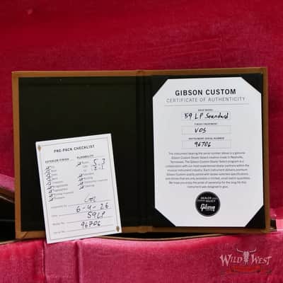 2026 Gibson Custom Shop Dealer Select Greatest Hits 1959 Les Paul Standard BOTB 40 (Beauty of the Burst Page 40) VOS 8.30 lbs image 12