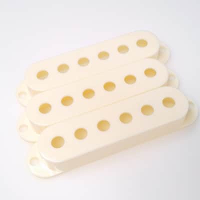 True Custom Shop® Parchment 52mm Single Coil Pickup Covers for Fender Stratocaster image 1
