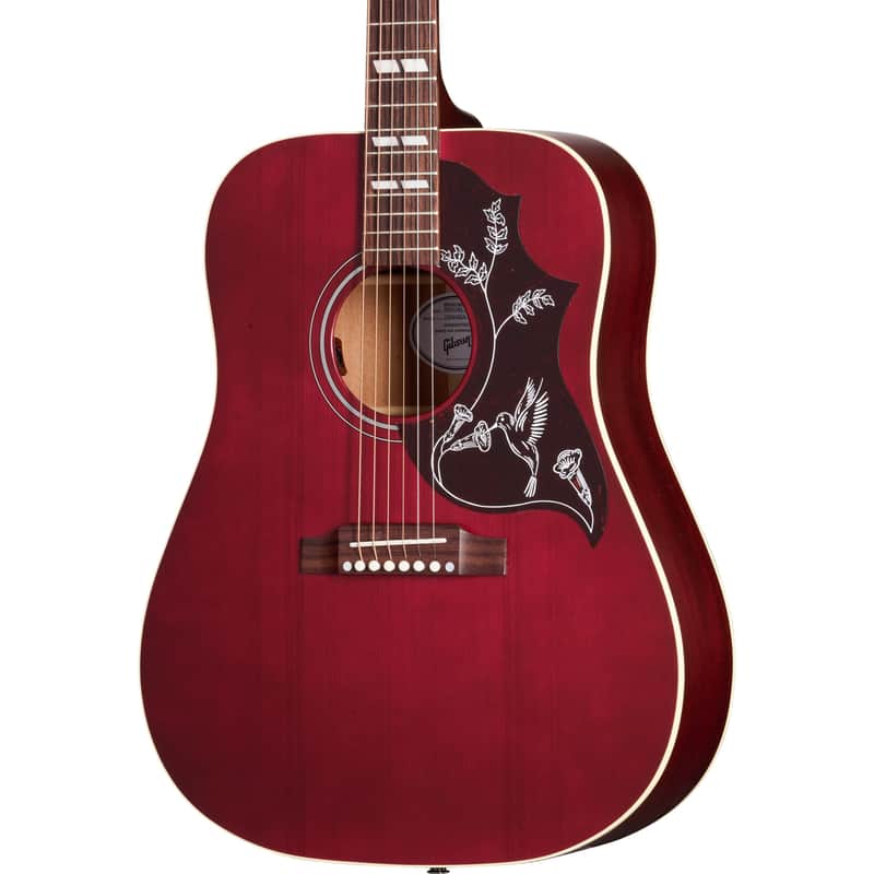 Gibson Hummingbird Special Acoustic Electric Guitar - Satin Wine Red image 1