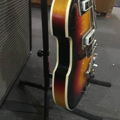 Aria Twelve String Violin Guitar 1960-70s - Burst image 5