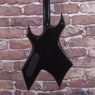 B.C. Rich Deluxe Series Warlock Electric Guitar Black MIK image 9