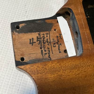 1991 Japan Ibanez 440s S Series Natural Mahogany Guitar Body Original Edge Tremolo Ready image 10