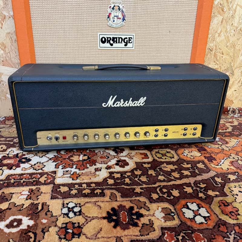 Vintage 1974 Marshall JMP Super PA 50w #1963 Metal Panel Amplifier Head *1970s* image 1
