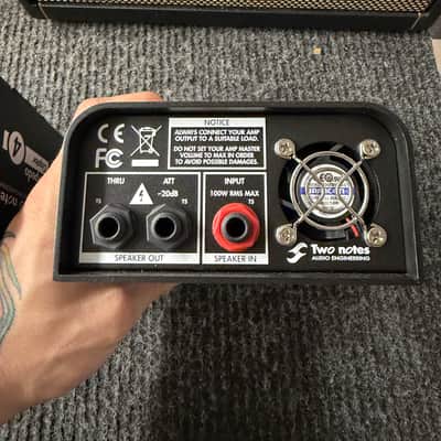 Two Notes Torpedo Captor Loadbox/Attenuator/DI - 4 Ohm 2010s - Black image 5