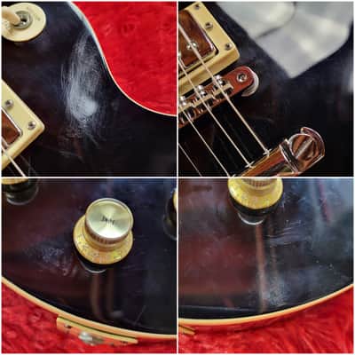 Left Handed Heerby LS-500 1978 - Black - Les Paul Standard - All Original With Maxon Pickups - Kasuga - Made In Japan - MIJ image 6