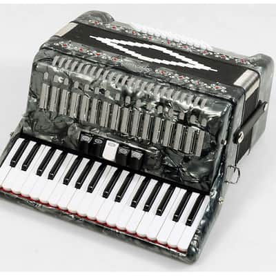 Sofiamari SM3472 34 Piano 72 Bass Button Accordion 2010s - Pearl Gray image 1