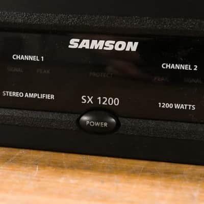 Samson SX1200 2-Channel Rack-Mount Power Amplifier CG010UT image 5