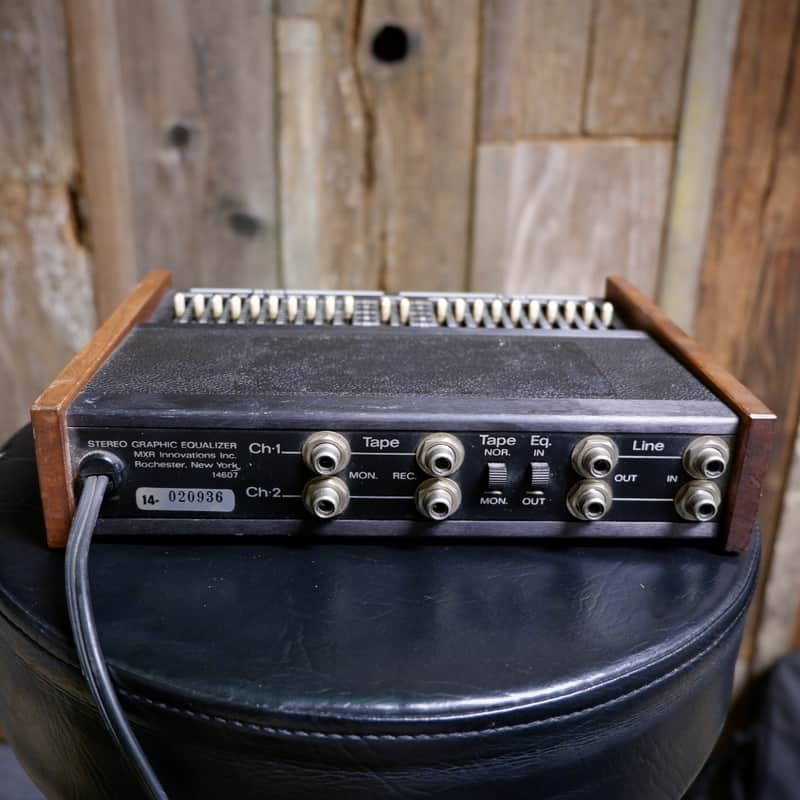 MXR Stereo Graphic Equalizer Model 114 1980's - Black with | Reverb