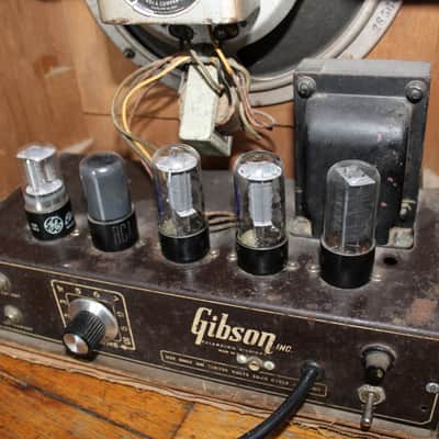 Gibson BR-6 2-Input 10-Watt 1x10" Guitar Combo 1946 - 1948 - "Style 1" Tall Cabinet image 11