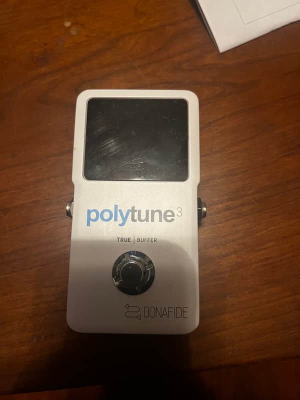 TC Electronic Polytune 3 Polyphonic Tuner Pedal 2017 - Present - White image 1