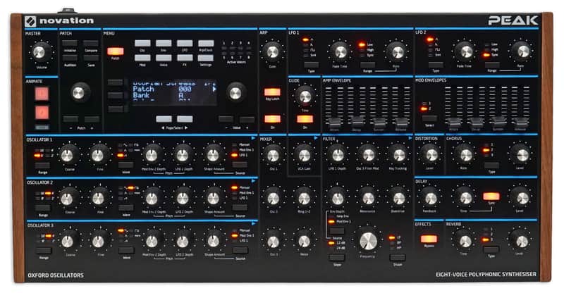 Novation Peak Eight-Voice Desktop MIDI USB Polyphonic Synthesiser For MAC or PC image 1