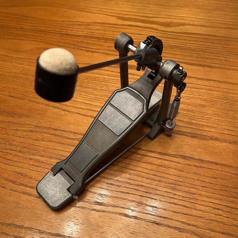 Unbranded Bass Kick Drum Beater Pedal Unknown - Black / Silver image 1