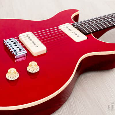 1982 Hamer USA Sunburst Special Double Cut Flame Top Custom Order w/ Lollar P-90s, Case image 6