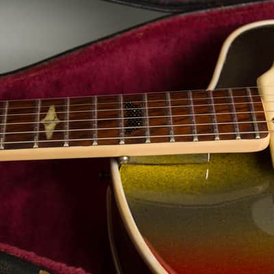 Wandre BB Model Semi-Hollow Body Electric Guitar, c. 1959, black hard shell case. image 14