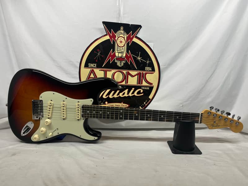 Fender American Elite Stratocaster Strat Electric Guitar - 3-Color Sunburst image 1