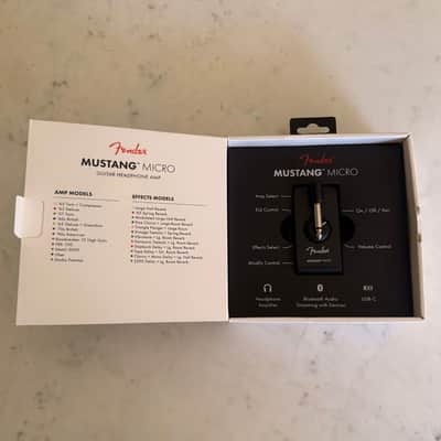 Fender Mustang Micro Guitar Headphone Amp 2021 - Present - Black image 2