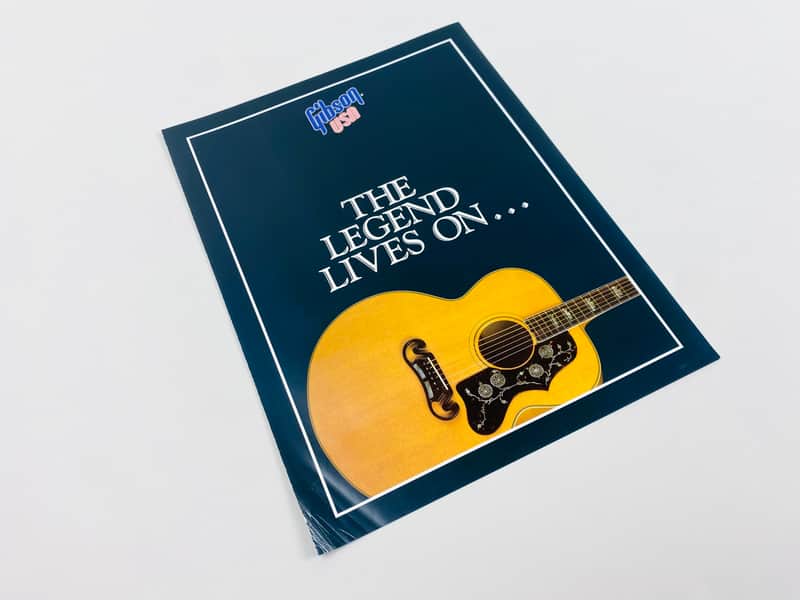 Gibson “The Legend Lives On” Catalog – Acoustic Glory late 80s image 1
