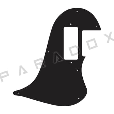 Custom Pickguard For 2022 - 2025 Made in China Firefly FFJA Guitar - Black Acrylic .125"