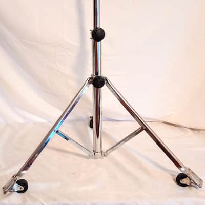 UNMARKED VINTAGE DRUM STAND for CLIP MOUNTING - CHROME image 2
