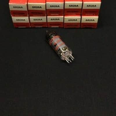 LOT of (10)  NOS NIB National 6AU6A Radio VACUUM TUBES Tested E.9476 image 1