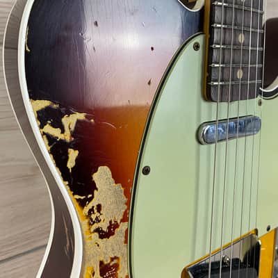 Fender Custom Shop 1960 Telecaster Custom Heavy Relic - Chocolate 3-Tone Sunburst image 8
