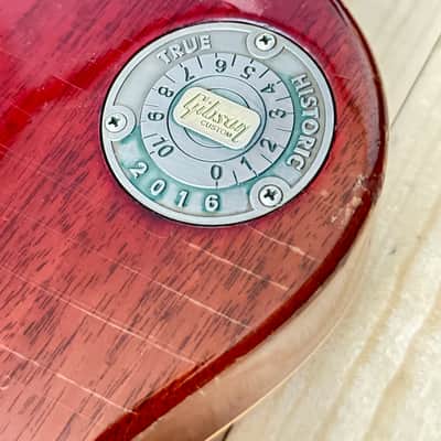 Gibson Custom Shop M2M True Historic Murphy Aged Les Paul '59 Reissue Orange Sunset Fade image 10