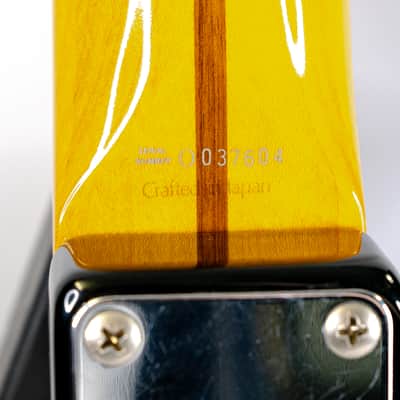Late 90s Fender Stratocaster '57 Reissue ST57 Electric Guitar - CIJ - Black image 13