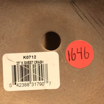 Zildjian K Sweet 20" Crash Cymbal - Demo! image 7