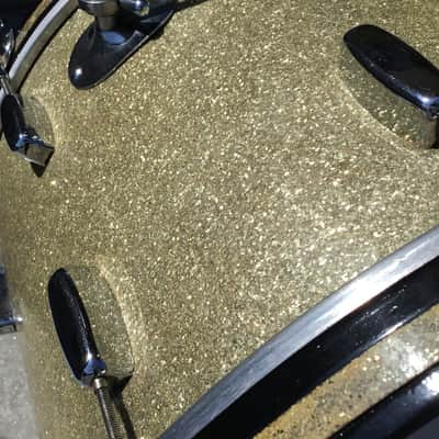 Rogers Vintage Holiday Eagle Badge Drum Shells 4 Piece - Aged Silver Sparkle image 21
