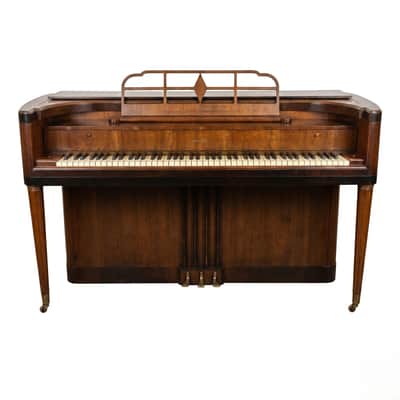 Rare Wurlitzer Art Deco Console Piano image 1